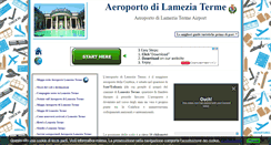 Desktop Screenshot of aeroportolameziaterme.info